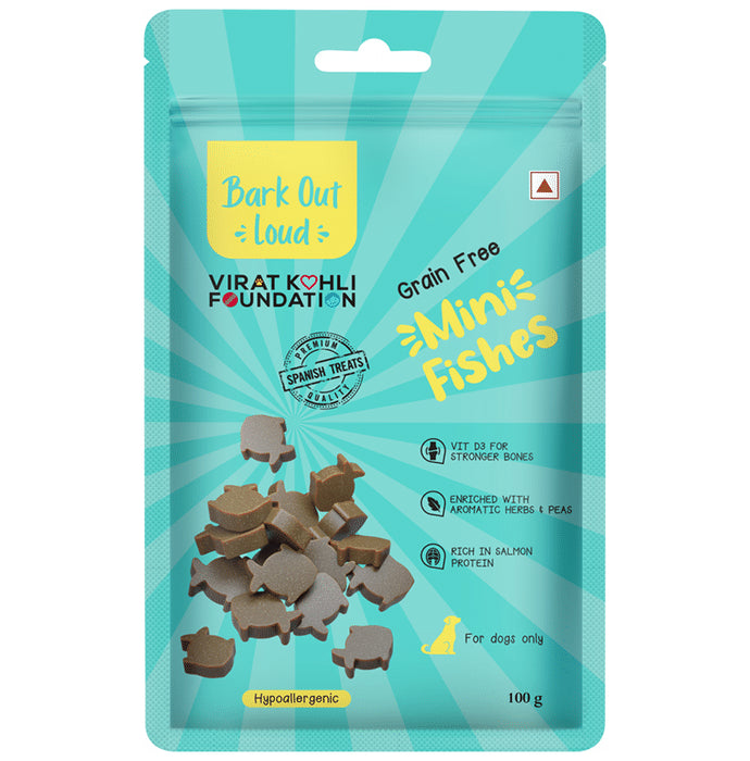 Bark Out Loud Grain Free Mini Fishes - Classic Derma