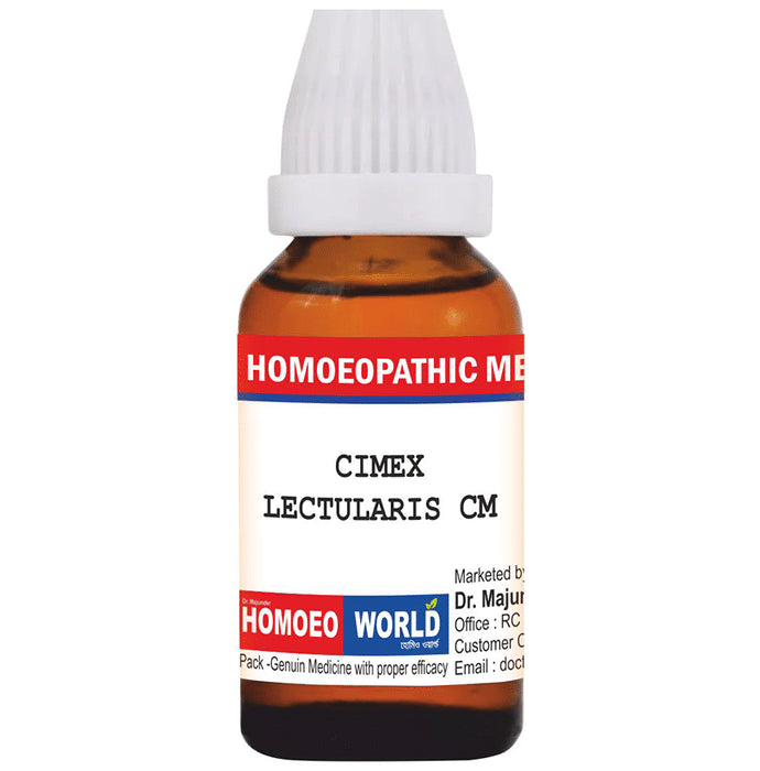 Dr. Majumder Homeo World Cimex Lectularis Dilution(30ml Each) CM - Classic Derma