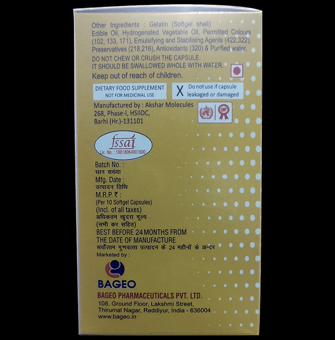 Bageo TFG Softgel Capsule