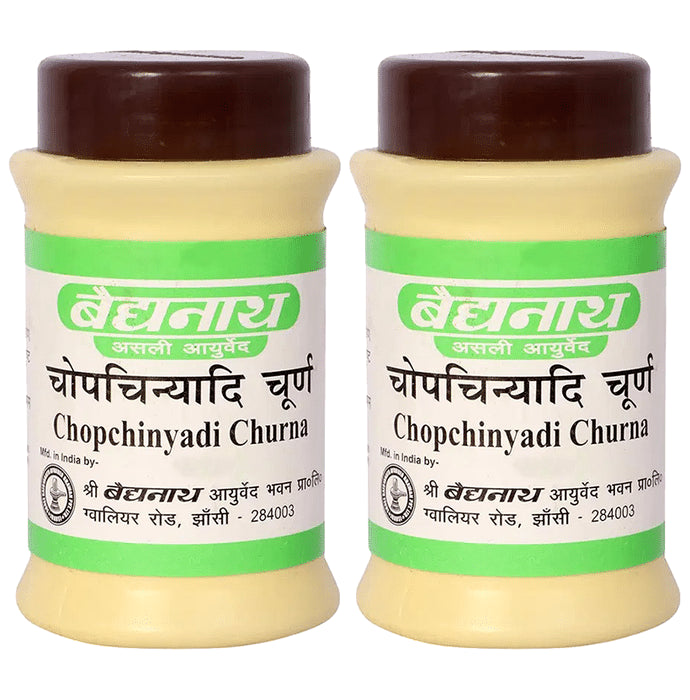 Baidyanath (Jhansi) Chopchinyadi Churna (60gm Each) - Classic Derma