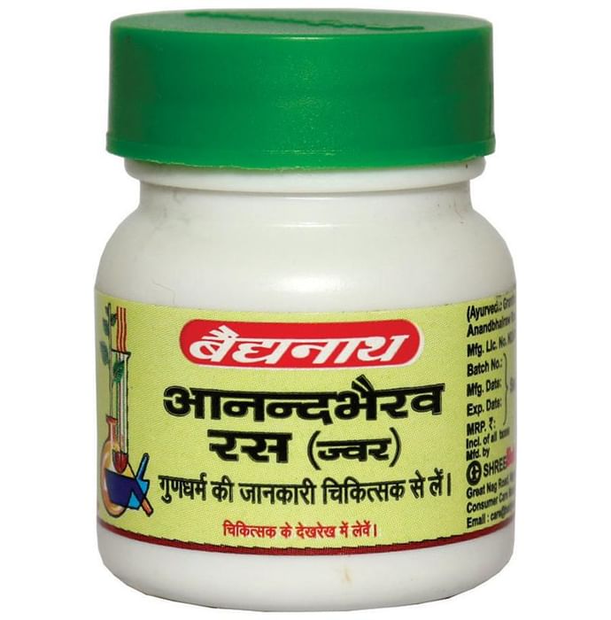 Baidyanath (Nagpur) Anandbhairaw Ras (Jwar) Tablet