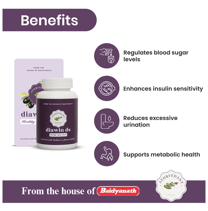 Baidyanath Ayurvedant Diawin DS Tablet