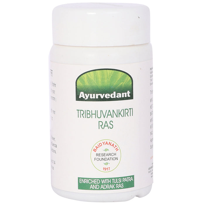 Baidyanath Ayurvedant Tribhuvankirti Ras Tablet