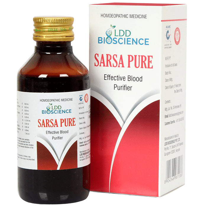 LDD Bioscience Sarsa Pure Blood Purifier Syrup - Classic Derma