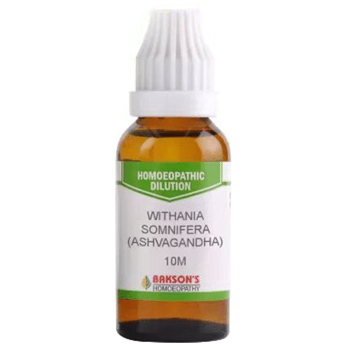 Bakson's Homeopathy Withania Somnifera (Ashvagandha) Dilution 10M