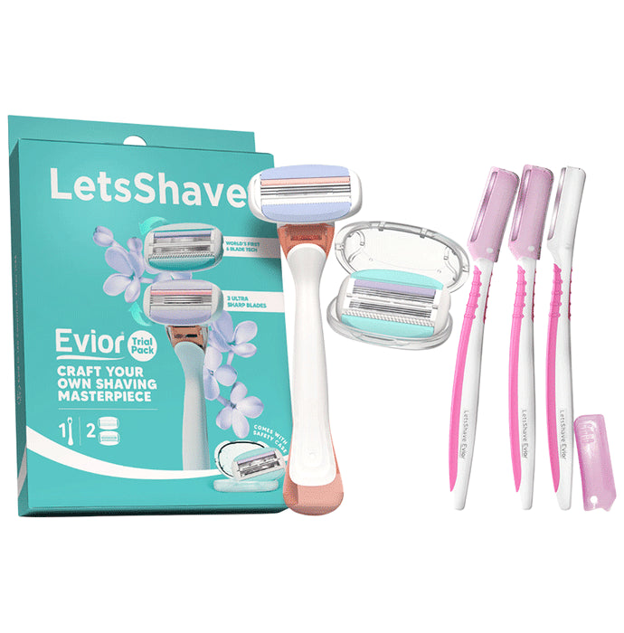 LetsShave Evior Face and Body Care Shaving Kit - Classic Derma