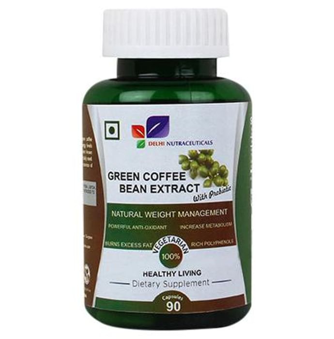 Delhi Nutraceuticals Green Coffee Bean Extract With Probiotic Capsule - Classic Derma