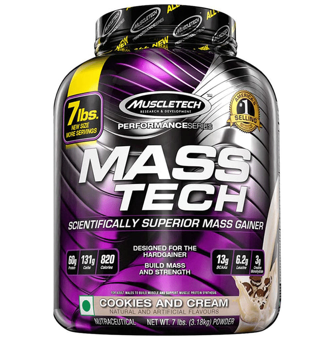Muscletech Performance Series Mass Tech Cookies & Cream - Classic Derma