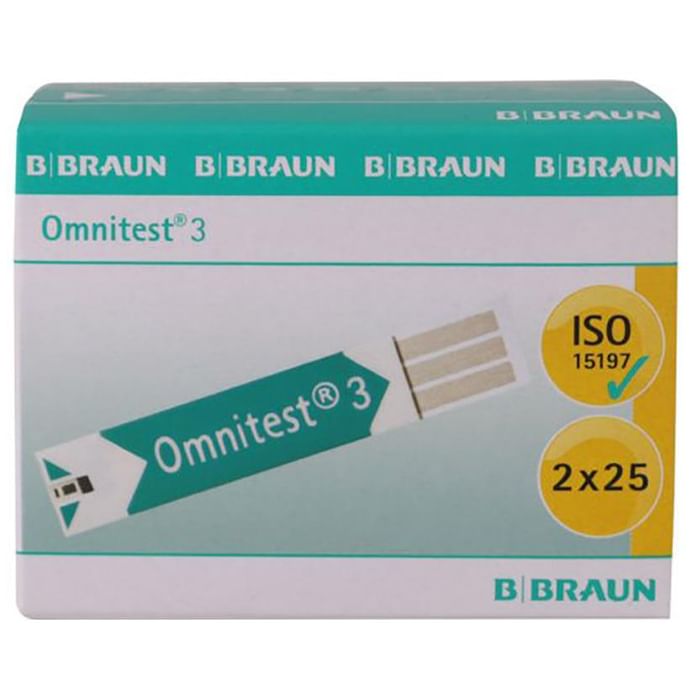 B Braun Omnitest 3 Test Strip (25 Each) - Classic Derma