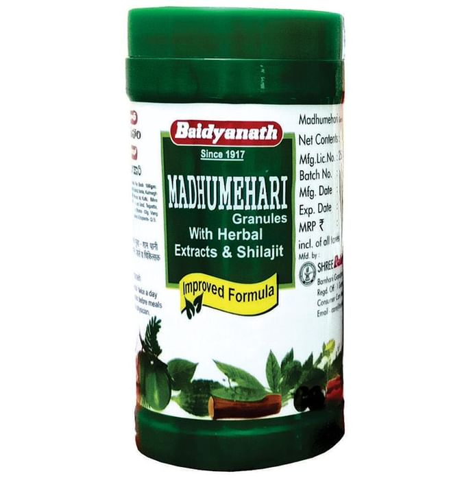 Baidyanath (Nagpur) Madhumehari Granules for Blood Sugar Support - Classic Derma