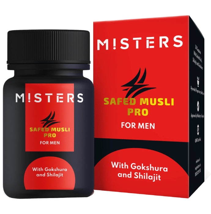 Misters Combo Pack of Daily Josh for Men 60 Veg Capsule, Enhance for Men Intimate Moisturizer 50gm and Safed Musli Pro for Men 60 Veg Capsule