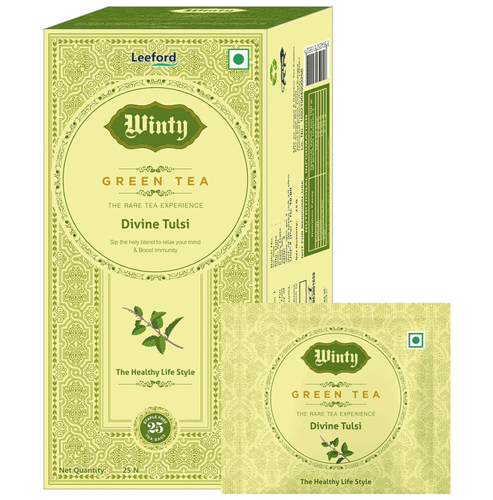 Winty Green Tea Divine Tulsi - Classic Derma