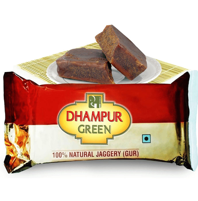 Dhampur Green Natural Jaggery (220gm Each) - Classic Derma