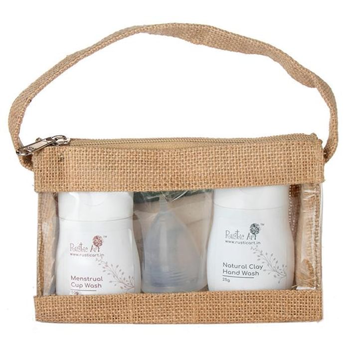 Rustic Art Menstrual Cup Kit Small - Classic Derma