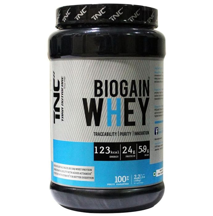 Tara Nutricare Biogain Whey Protein Powder Mango - Classic Derma