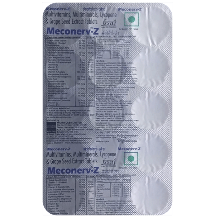 Meconerv-Z Tablet