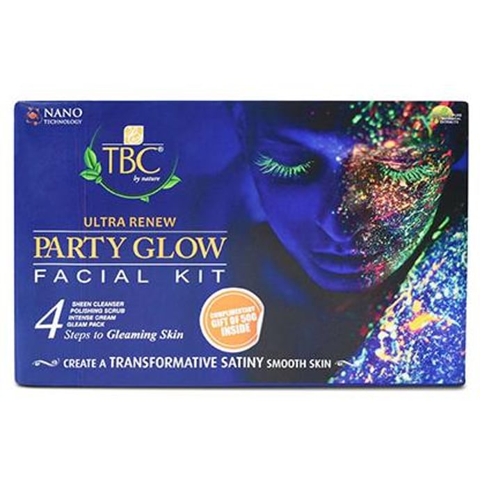 TBC Facial Kit (Complimentary Gift of 50gm Inside) Party Glow - Classic Derma
