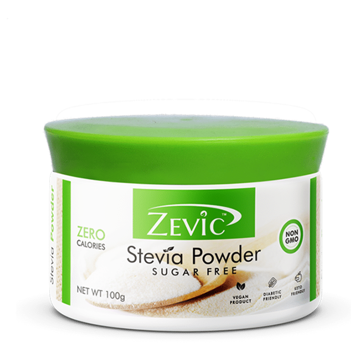 Zevic Stevia Sugar Free Sweetener | Zero Calorie Powder - Classic Derma