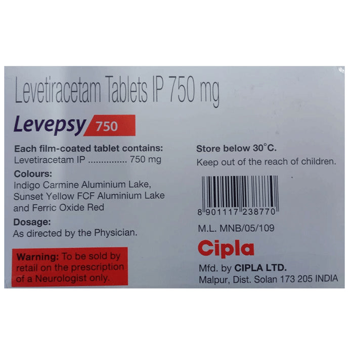 Levepsy 750 Tablet