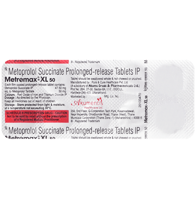 Metromax-XL 50 Tablet