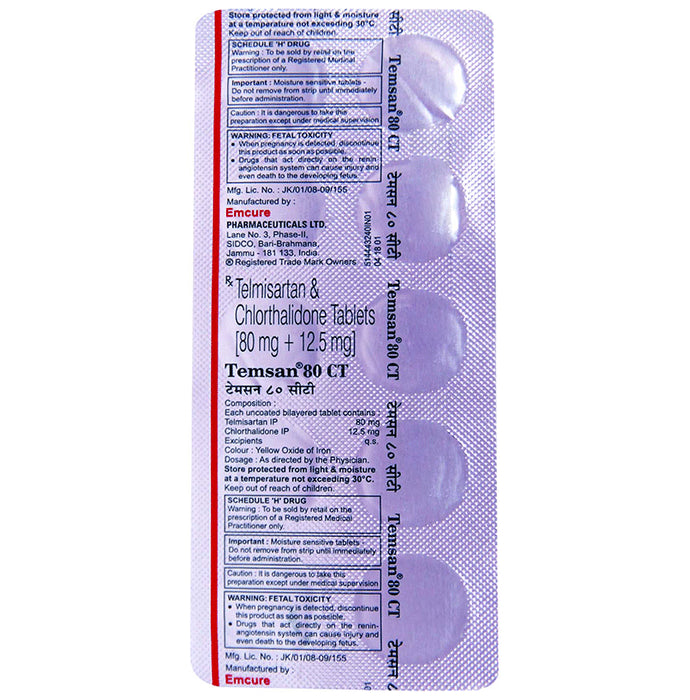 Temsan 80 CT Tablet