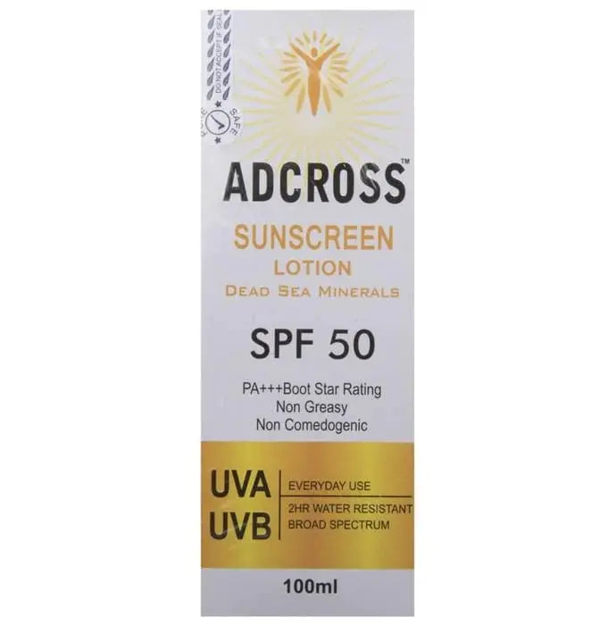 Adcross SPF 50 Sunscreen Lotion - Classic Derma 