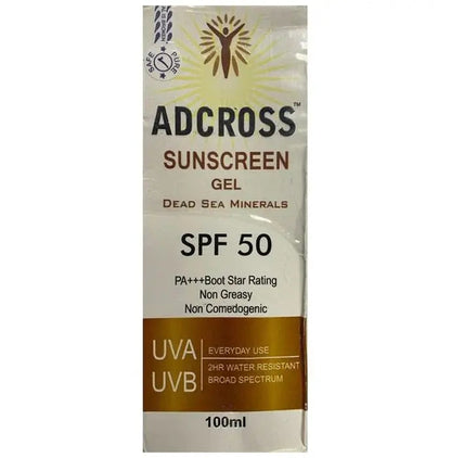 Adcross Sunscreen SPF 50 Gel - Classic Derma 