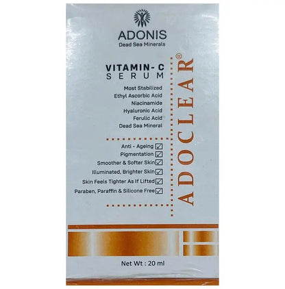 Adoclear Anti-Pollution Vitamin-C Serum with Hyaluronic Acid - Classic Derma 