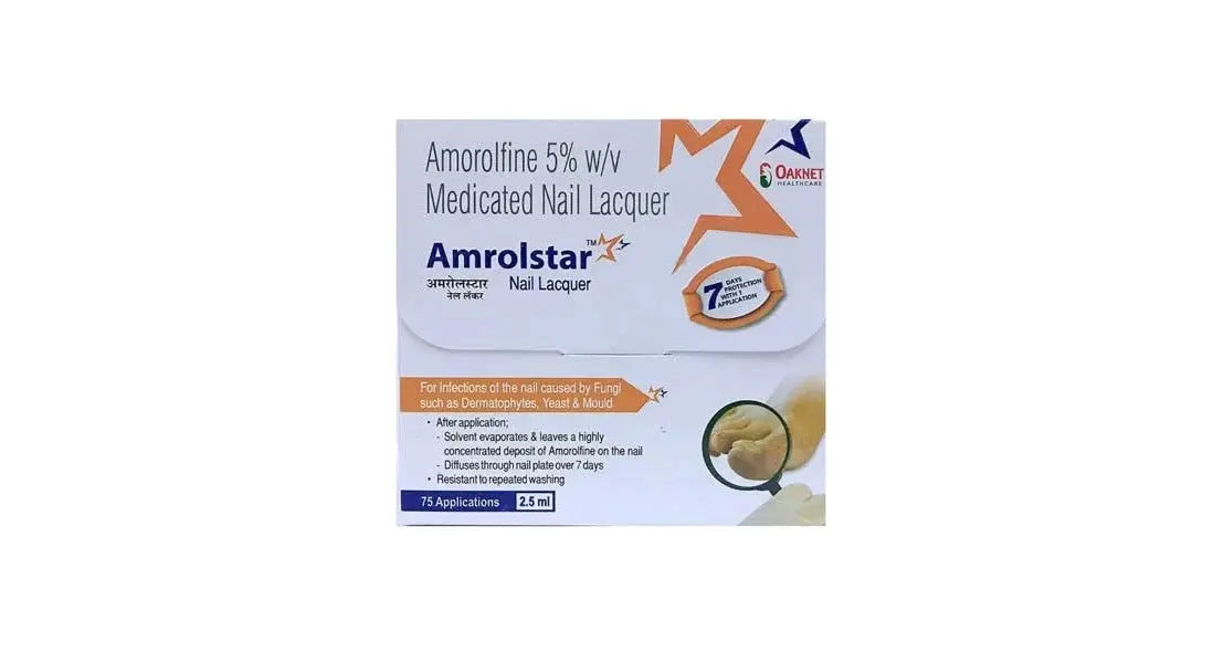 Amrolstar Nail Lacquer 2.5ml - Classic Derma 