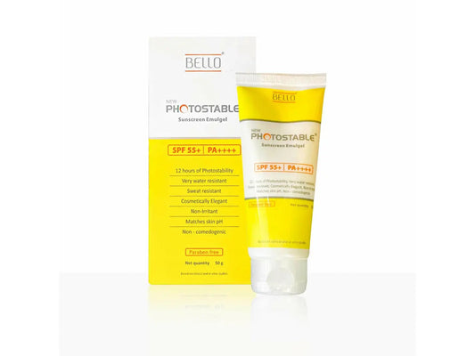 Bello New Photostable Sunscreen Emulgel SPF55 - Classic Derma 