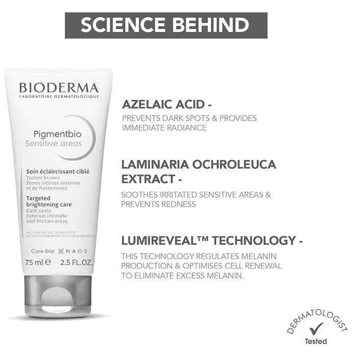 Bioderma Pigmentbio Sensitive Areas Cream - Classic Derma 