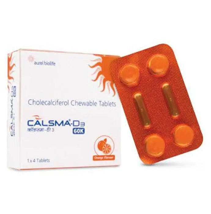 Calsma D3 60k Tablet - Classic Derma 