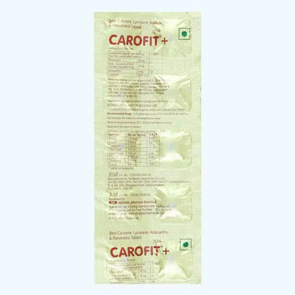 Carofit Plus Tablet 30s - Classic Derma 