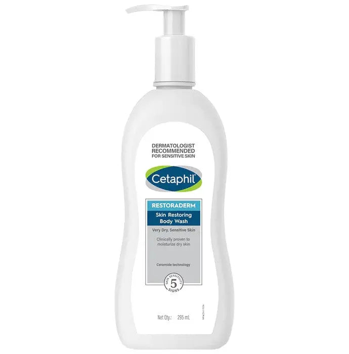 Cetaphil Restoraderm Skin Restoring Body Wash Very Dry, Sensitive Skin - Classic Derma 