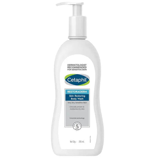 Cetaphil Restoraderm Skin Restoring Body Wash Very Dry, Sensitive Skin - Classic Derma 