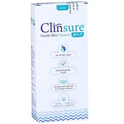 Clinsure Gentle Skin Cleanser with pH 5.5 - Classic Derma 