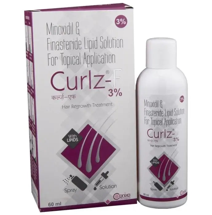 Curlz-F 3% Topical Solution - Classic Derma 