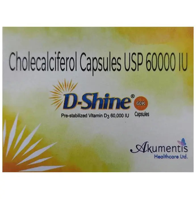 D-Shine 60K Soft Gelatin Capsule - Classic Derma 