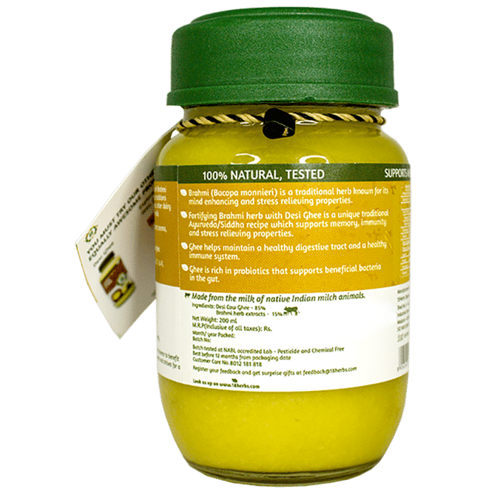18 Herbs Organics Desi Ghee with Brahmi