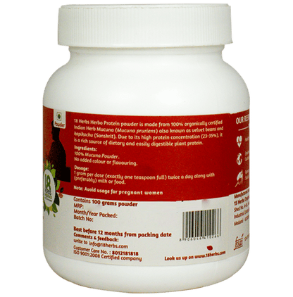 18 Herbs Organics Herbo Protein Powder