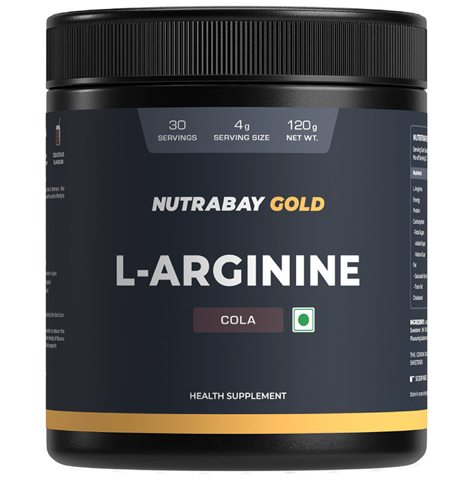 Nutrabay Gold L-Arginine Powder Cola - Classic Derma