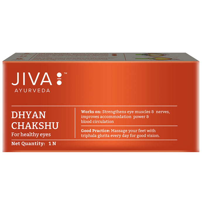 Jiva Ayurveda Dhhyan Chakshu for Healthy Eyes - Classic Derma