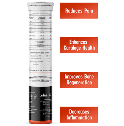 Azani Active Nutrition Muscle & Bone Effervescent Tablet (15 Each) Strawberry