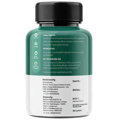 Azani Active Nutrition Muscle Fuel Vegetarian Capsule