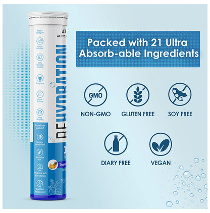 Azani Active Nutrition Rehydration Effervescent Tablets (16 Each) Tropical Pineapple