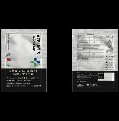Azelbo's Hair Flair Sachet (7.5gm X 30 Each ) Apple