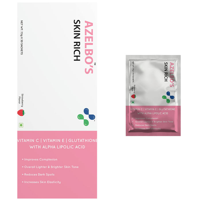 Azelbo's Skin Rich Sachet (7.5gm Each) Strawberry - Classic Derma
