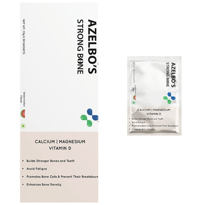 Azelbo's Strong Bone Sachet (7.5gm X 30 Each) Watermelon - Classic Derma
