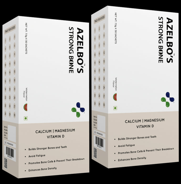 Azelbo's Strong Bone Sachet (7.5gm X 30 Each) Watermelon - Classic Derma