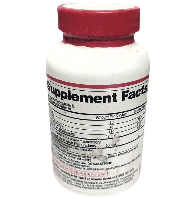 Azo Cranberry Urinary Tract Helath Softgel